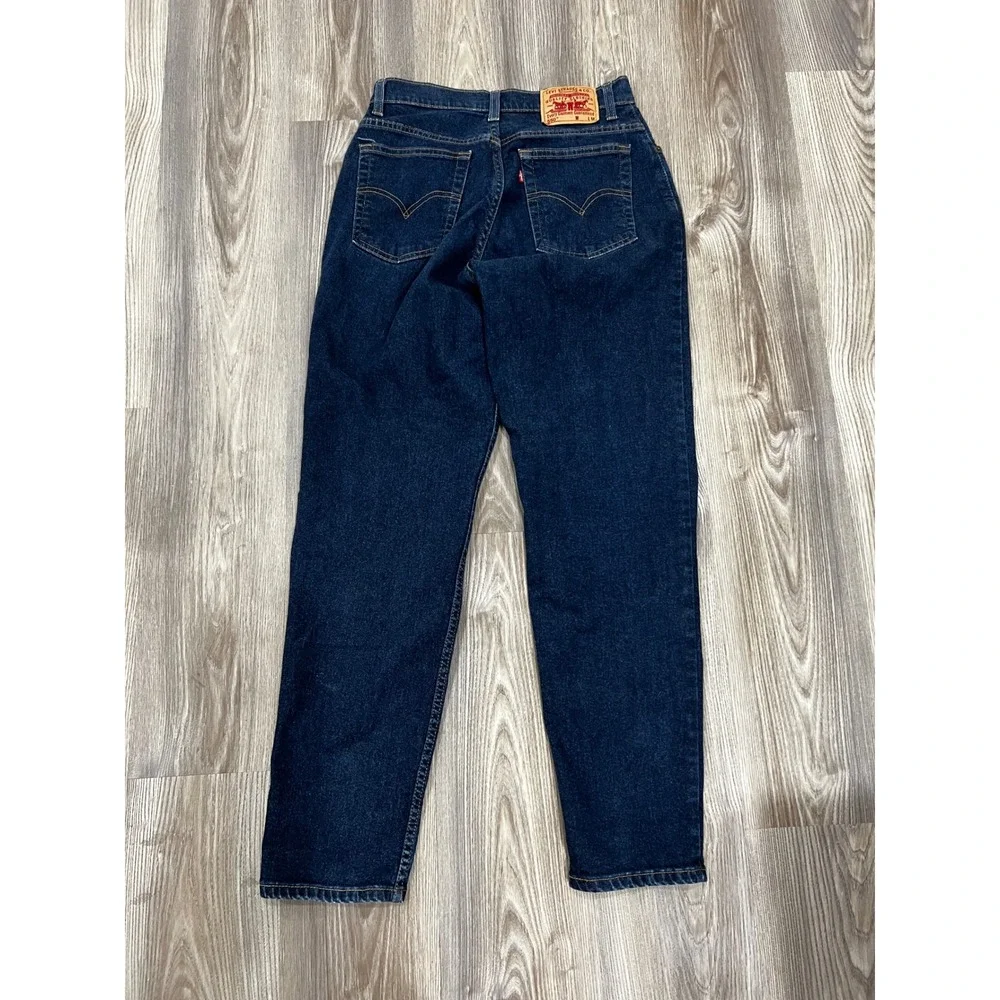 Levis 550 Relaxed Fit Tapered‎ Leg Jeans Mens 29x30 Dark Indigo Denim